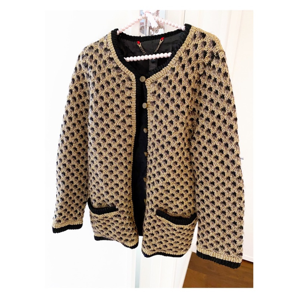 Marc by Marc Jacobs nan metallic cardigan. Size M.